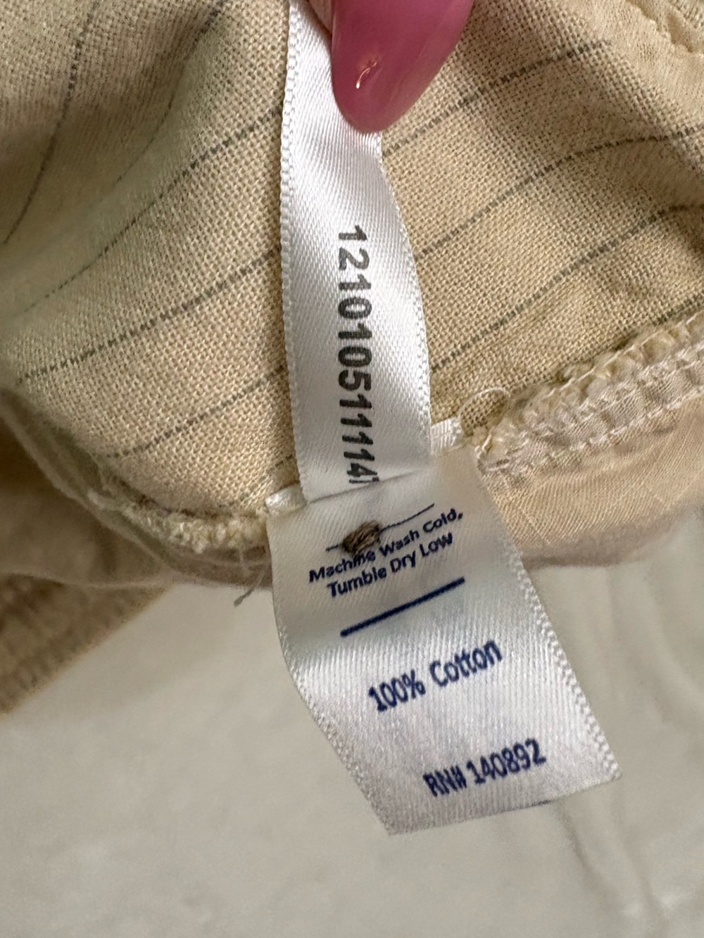 Marine Layer Saturday Beach Pants Men XL Natural Beige coastal soft cotton light - Picture 5 of 12